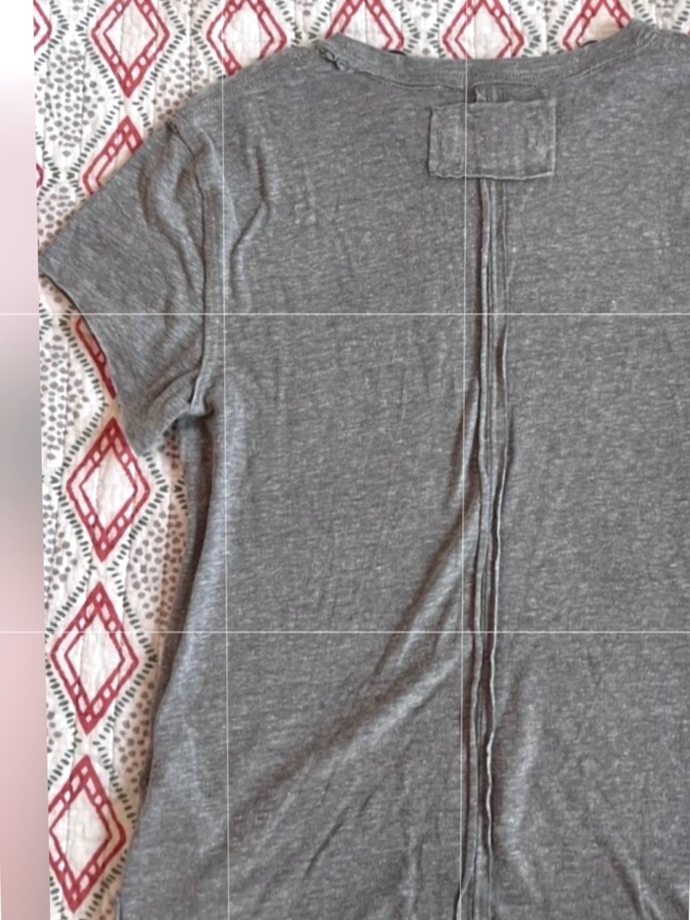 New Free People Nova Graphic SURF Tee in Gray Size L NWOT- organic cotton blend - Picture 9 of 16